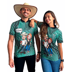 CAMISA KIT CASAL MANGA CURTA AGROPIL VERDE/BRANCO ... - CFBRASIL