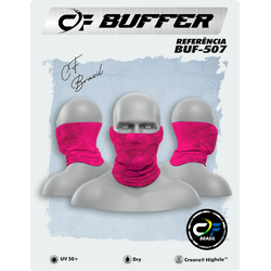 BUFFER C.F BRASIL ESTAMPADO ROSA SHOCK FEMININO - ... - CFBRASIL