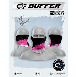 BUFFER C.F BRASIL ESTAMPADO ROSA DE AÇO FEMININO -... - CFBRASIL