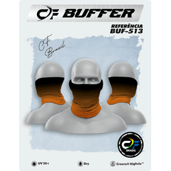 BUFFER C.F BRASIL ESTAMPADO AMAZÔNIA MARRON - BUFF... - CFBRASIL