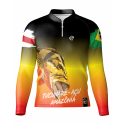 CAMISA DE PESCA LINHA EXTREME PRÓ AMAZÔNIA AMARELA... - CFBRASIL