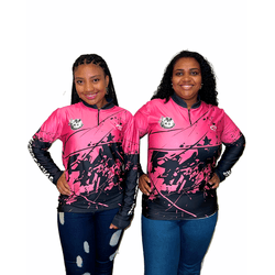 CAMISA TAL MAE TAL FILHA MANGA LONGA ROSA PRETO - ... - CFBRASIL