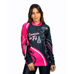 CAMISA FEMININA C.F BRASIL CAMINHO DA FÉ ROSA - P0... - CFBRASIL