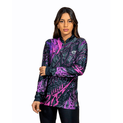 CAMISA FEMININA C.F BRASIL FRAGMENTO LINEAR PINK -... - CFBRASIL