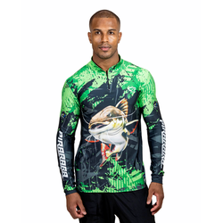 CAMISA MASCULINA C.F BRASIL VERDE PEIXE PIRARARA -... - CFBRASIL