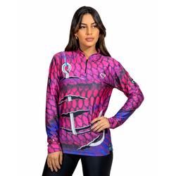 CAMISA FEMININA C.F BRASIL ESCAMA ROSA - P057-C2 F... - CFBRASIL