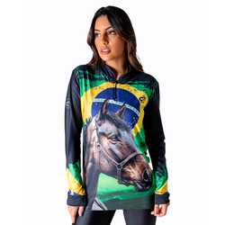 CAMISA FEMININA C.F COUNTRY FORÇA NACIONAL - P067... - CFBRASIL