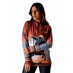 CAMISA FEMININA C.F COUNTRY CAVALO BRUTO - P069-C1... - CFBRASIL