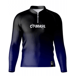 CAMISA DE PESCA C.F BRASIL LINHA EXTREME PAPAN AZU... - CFBRASIL