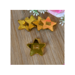 Passador estrela 5 unidades 2,5cm - 200278 - CHAMMA FESTA