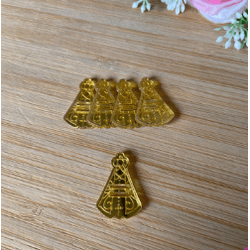 Passador de elástico Nossa Senhora Aparecida 5 uni... - CHAMMA FESTA