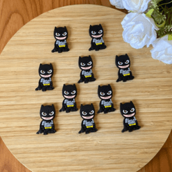 Aplique Emborrachado Batman Baby 4cm - 10 Unidades... - CHAMMA FESTA