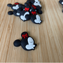 Aplique Emborrachado Minnie Beijando 2cm - 10 unid... - CHAMMA FESTA