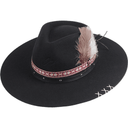 Chapéu Pralana Campo Raiz Preto - 110190153360 - Pralana Industria E Com Ltda