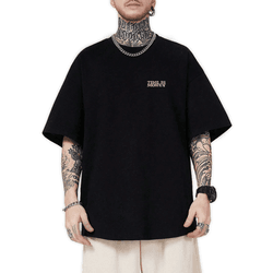 Camiseta Oversized Masculina Time is Money Preto -... - CHIELLA