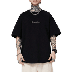 Camiseta Oversized Masculina Dream Maker Preto - P... - CHIELLA