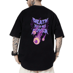 Camiseta Oversized Masculina Death Preto - PLIN-OV... - CHIELLA