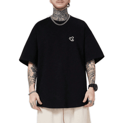 Camiseta Oversized Masculina Ame Preto - PLIN-OVE... - CHIELLA