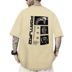 Camiseta Oversized Masculina Feature Nude - PLIN-O... - CHIELLA