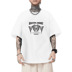 Camiseta Oversized Masculina Beautiful Journey Bra... - CHIELLA