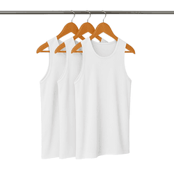 Kit 3 Regatas Masculina Tradicional Academia - Bra... - CHIELLA