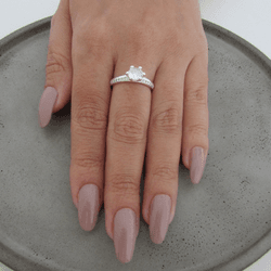 SolitÁrio Zirc Redondo 5mm Com Garras Lateral File... - C Martiniano Joias