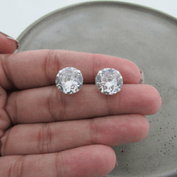 Zirconia Redonda Cristal 12mm - 26355 - C Martiniano Joias