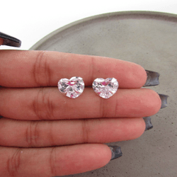 BRINCO CORAÇÃO ZIRCÔNIA CRISTAL DE TARRAXA - 22835... - C Martiniano Joias