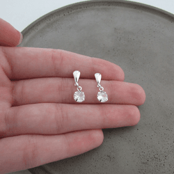 Brinco Gota Com Zircônia Cristal Pendurada - 26624... - C Martiniano Joias