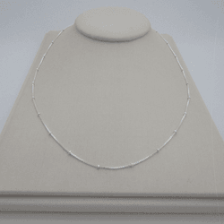 Corrente Veneziana Com Mini Bolinhas 45CM - 26767 - C Martiniano Joias