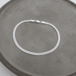 Pulseira Masculina Grumett Duplo 4mm - 26651 - C Martiniano Joias