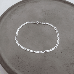 Pulseira Latinha Fina Masculina - 26650 - C Martiniano Joias