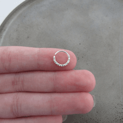 Piercing Argolinha Com 7 Mini Zircônia Retângular ... - C Martiniano Joias