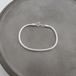 Pulseira Infantil Rabo De Rato Grossa - 26641 - C Martiniano Joias