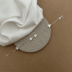 PULSEIRA 4 BORBOLETAS PRATA CLARA 2 FACES CARTIER ... - C Martiniano Joias