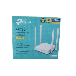 ROTEADOR WIRELESS AC750 C21 DUALBAND 4 ANTENAS TPL... - COMSYSTEM INFORMATICA 