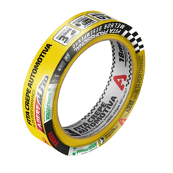 Fita Crepe para Mascaramento 18mm x 40m Amarela - ADERE - CONSTRUTINTAS