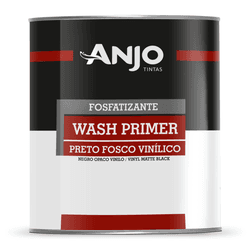 Kit Preto Fosco Vinilico 600ml + Endurecedor 300ml - Anjo - CONSTRUTINTAS