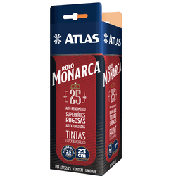 Rolo Lã Sintética 23cm Altura 25mm - MONARCA 732/25 - ATLAS - CONSTRUTINTAS