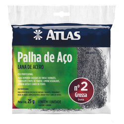 Palha de Aço nº2 - Atlas 90/70 - CONSTRUTINTAS