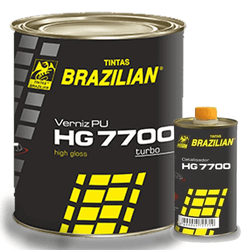kit Verniz PU 750ml + Endurecedor 150ml - Médio Sólidos HG 7700 Brazilian - CONSTRUTINTAS