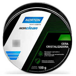 Cera Cristalizadora Norclean Power 100g - Norton - CONSTRUTINTAS