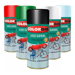 Spray Bicicleta (Escolha a Cor) 350ml - Colorgin - CONSTRUTINTAS