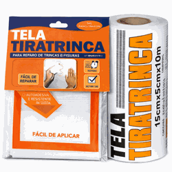 Tela Parede Auto Adesiva - 15cm X5cm X10m - TIRATRINCA - CONSTRUTINTAS