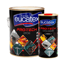 KIT Esmalte Epóxi 2,7 Litros + Catalisador 900ml - PRO-TECH EUCATEX - CONSTRUTINTAS