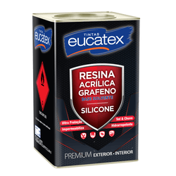 Resina Brilhante Incolor Base Solvente 18 Litros - EUCATEX - CONSTRUTINTAS