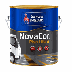 Tinta para Piso Semibrilho 3,6 Litros - NOVACOR ULTRA - SHERWIN WILLIAMS - CONSTRUTINTAS