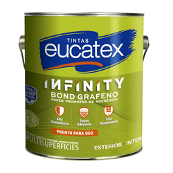Promotor de Aderência Cinza 3 Litros - BOND GRAFENO - INFINITY EUCATEX - CONSTRUTINTAS