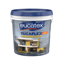 Tinta Eucatex Borracha liquida 4kg - EUCAFLEX - EUCATEX - CONSTRUTINTAS