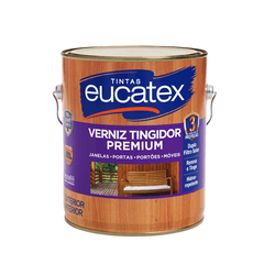 VERNIZ TINGIDOR BRILHANTE PARA MADEIRA 3,6L - EUCATEX - CONSTRUTINTAS
